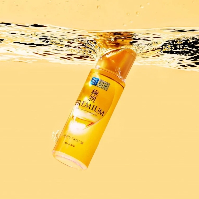 hada labo gokujyun premium hyaluronic acid tonikas losjonas sausai odai