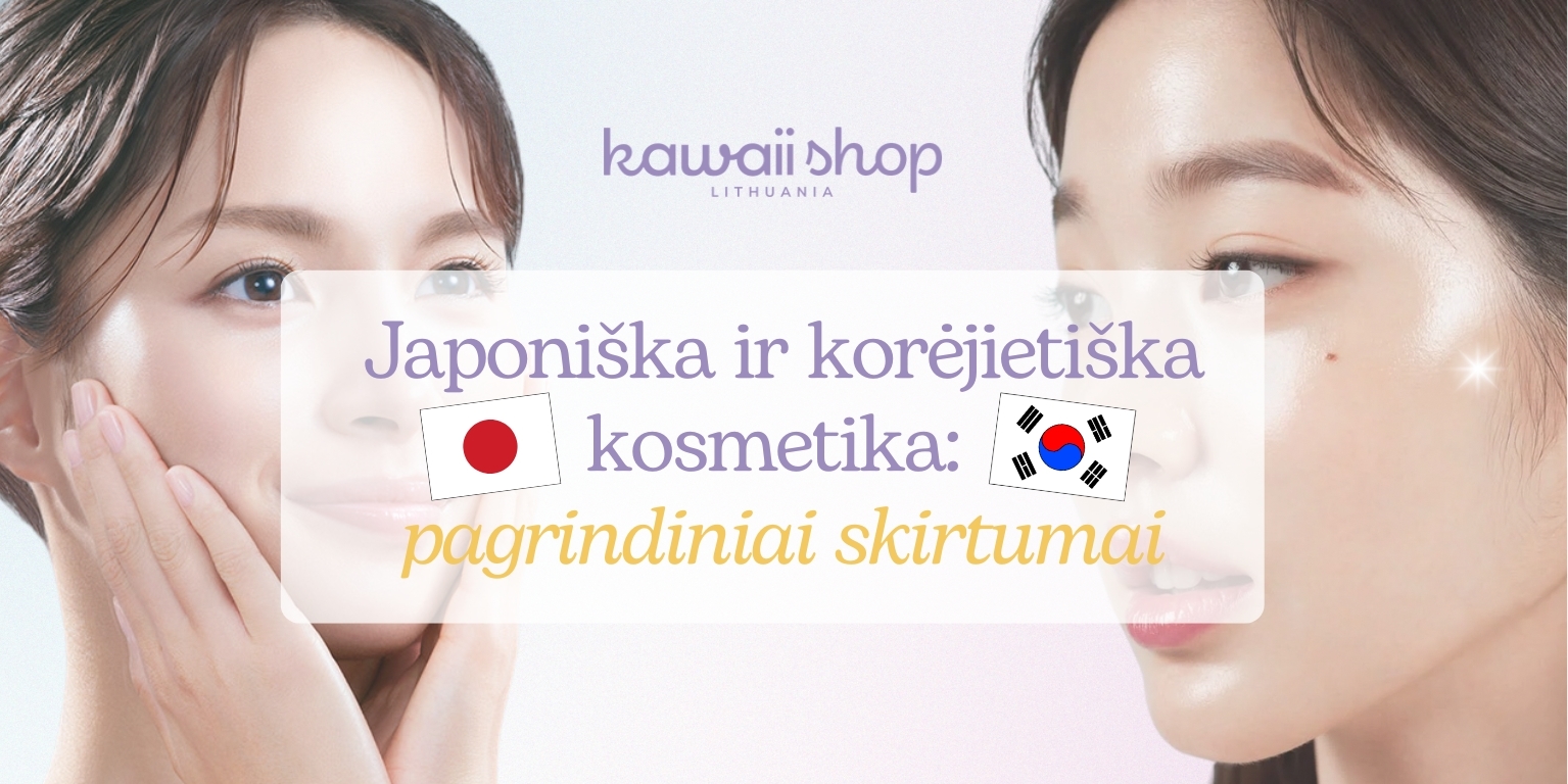 japoniška ir korėjietiška kosmetika skirtumai