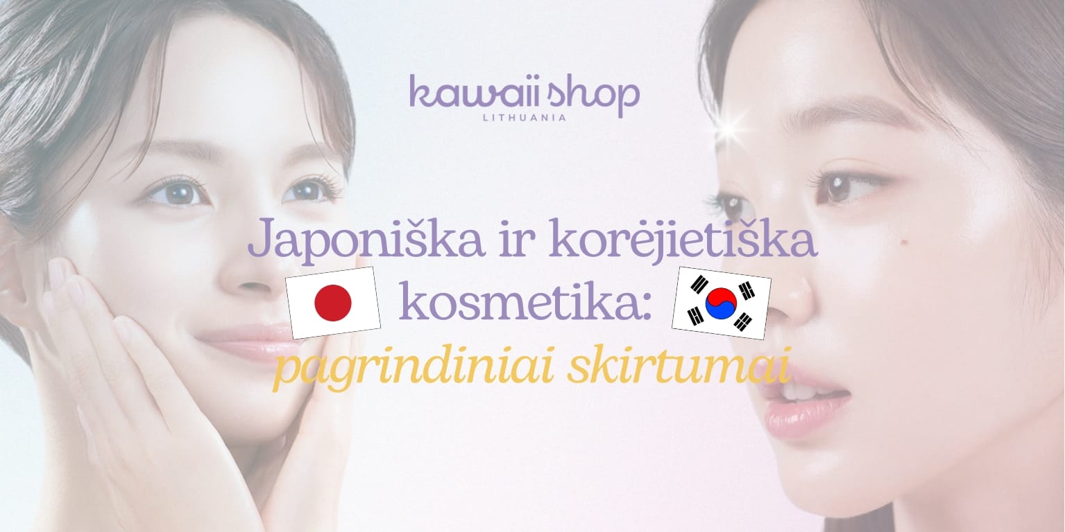 jbeauty-vs-kbeauty japoniška kosmetika korėjietiška kosmetika kokie skirtumai?