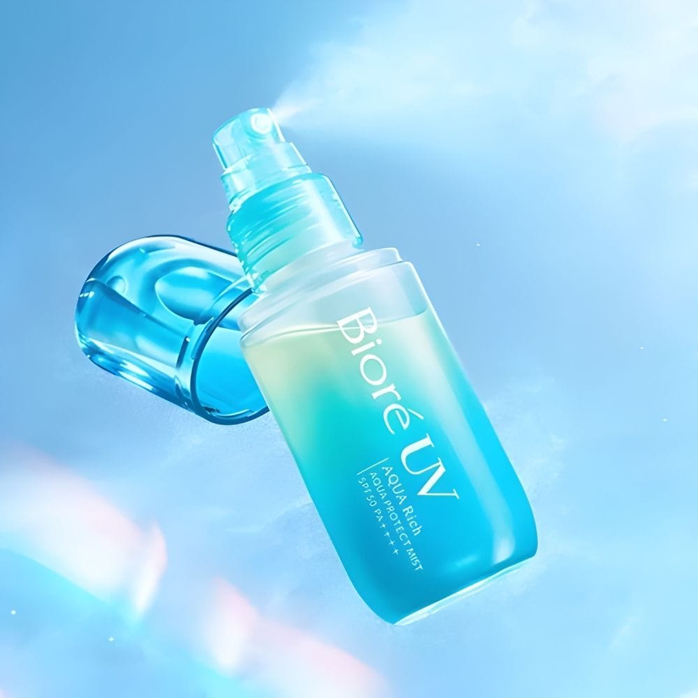 Biore UV Aqua Rich Aqua Protect Mist purškiamas kremas nuo saulės