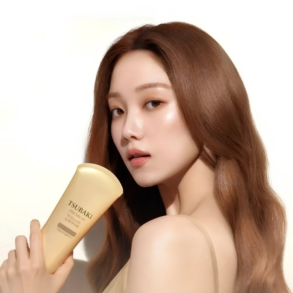 Tsubaki Premium Volume & Repair Treatment plaukus atkurianti priemonė