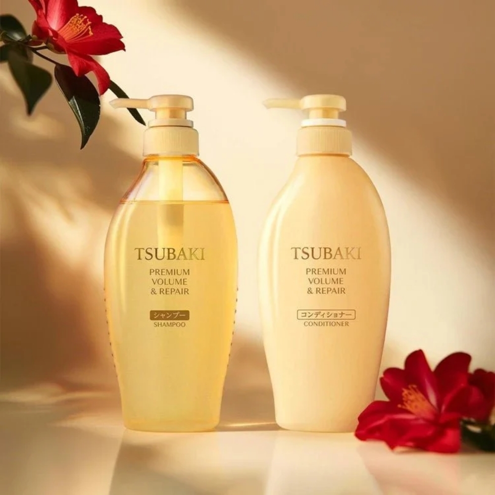 Tsubaki Premium Volume & Repair Shampoo apimties suteikiantis šampūnas
