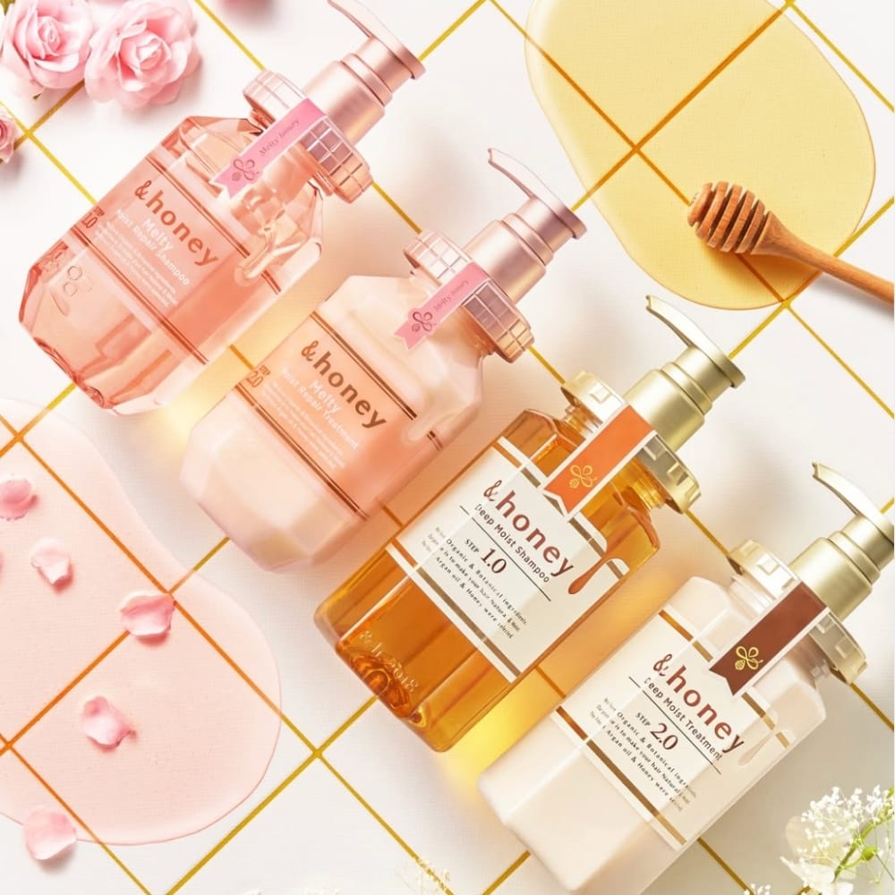 andhoney &honey deep moist melty moist repair japoniškas šampūnas ir kondicionierius