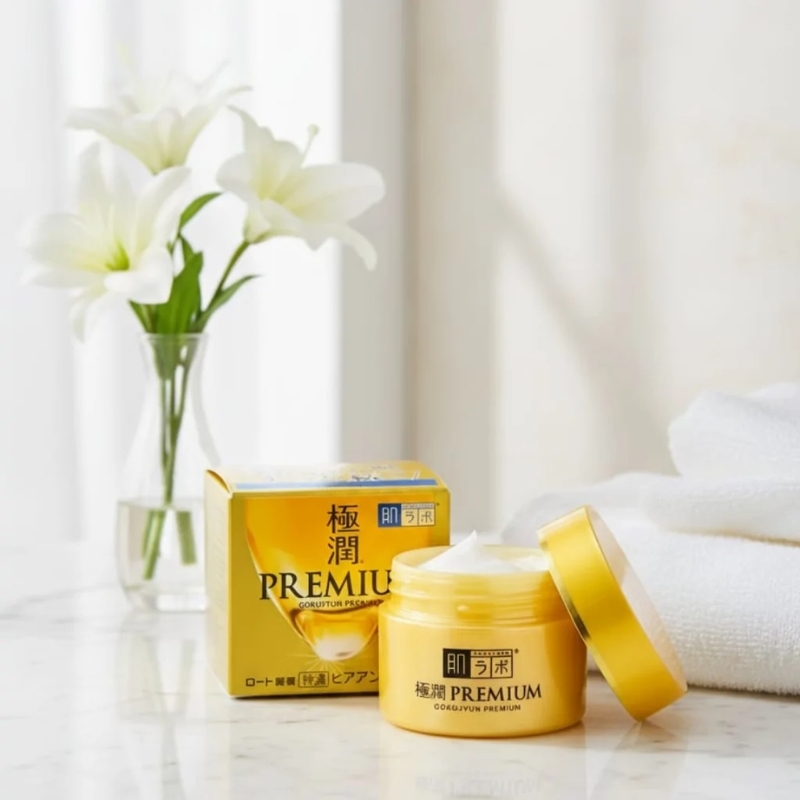 Hada Labo Gokujyun Premium Hyaluronic Acid Cream sausai odai