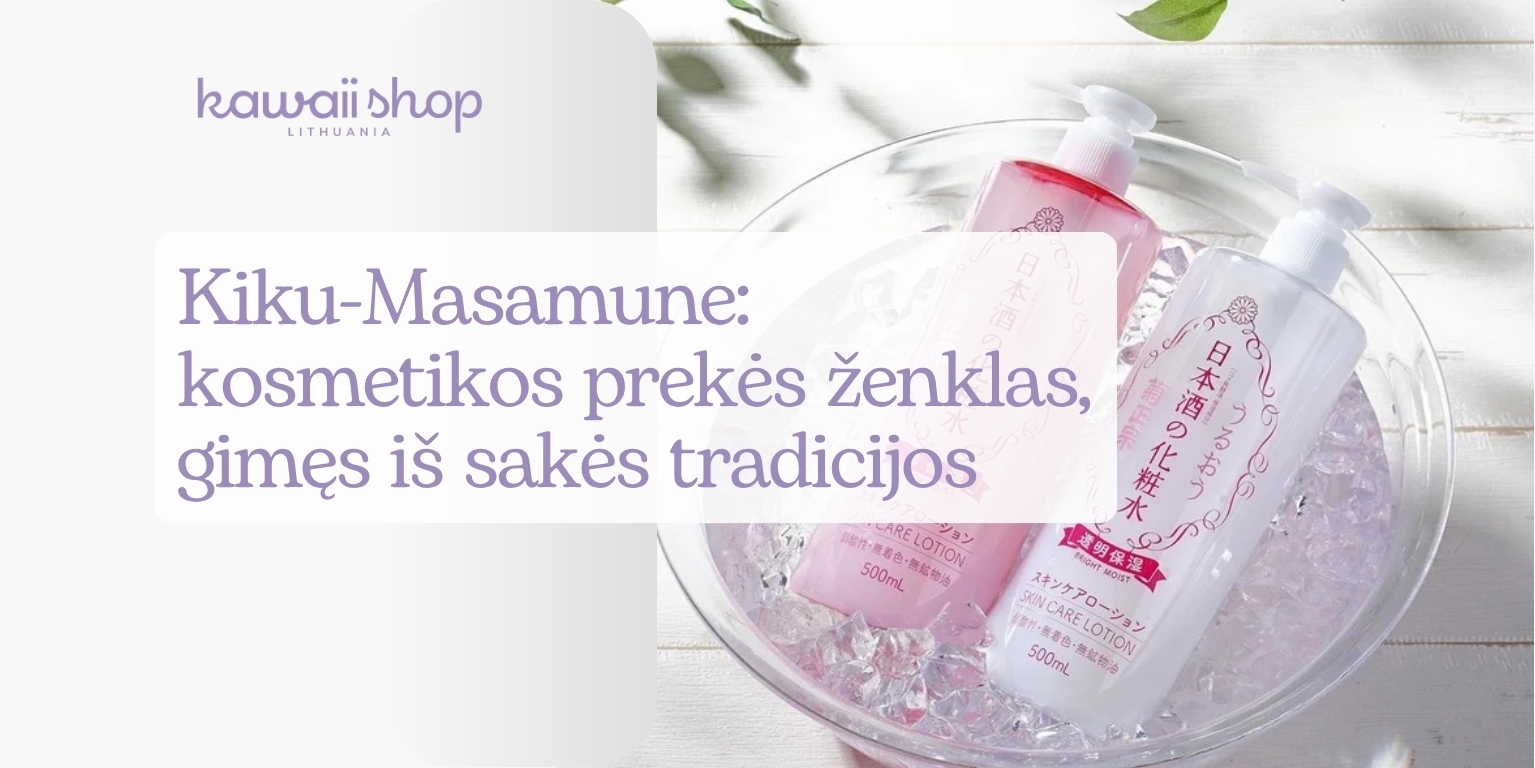 kiku-masamune populiarus japoniškos kosmetikos prekės ženklas gimęs iš sakės tradicijos
