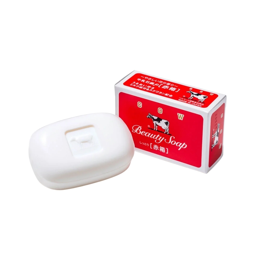 Cow Brand Beauty Soap Red Box Moist japoniškas muilas