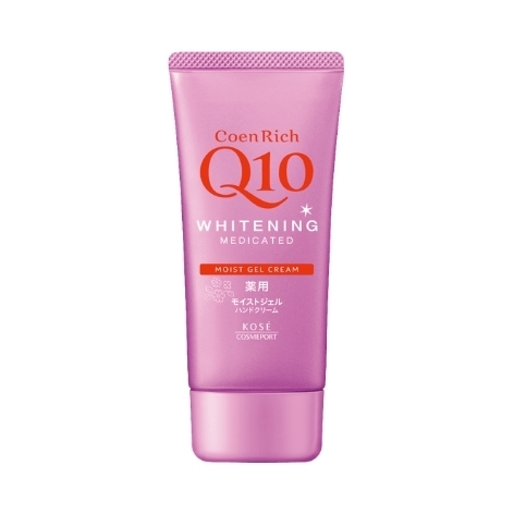 Kose CoenRich Q10 Whitening Hand Cream Moist Gel rankų kremas sausai odai