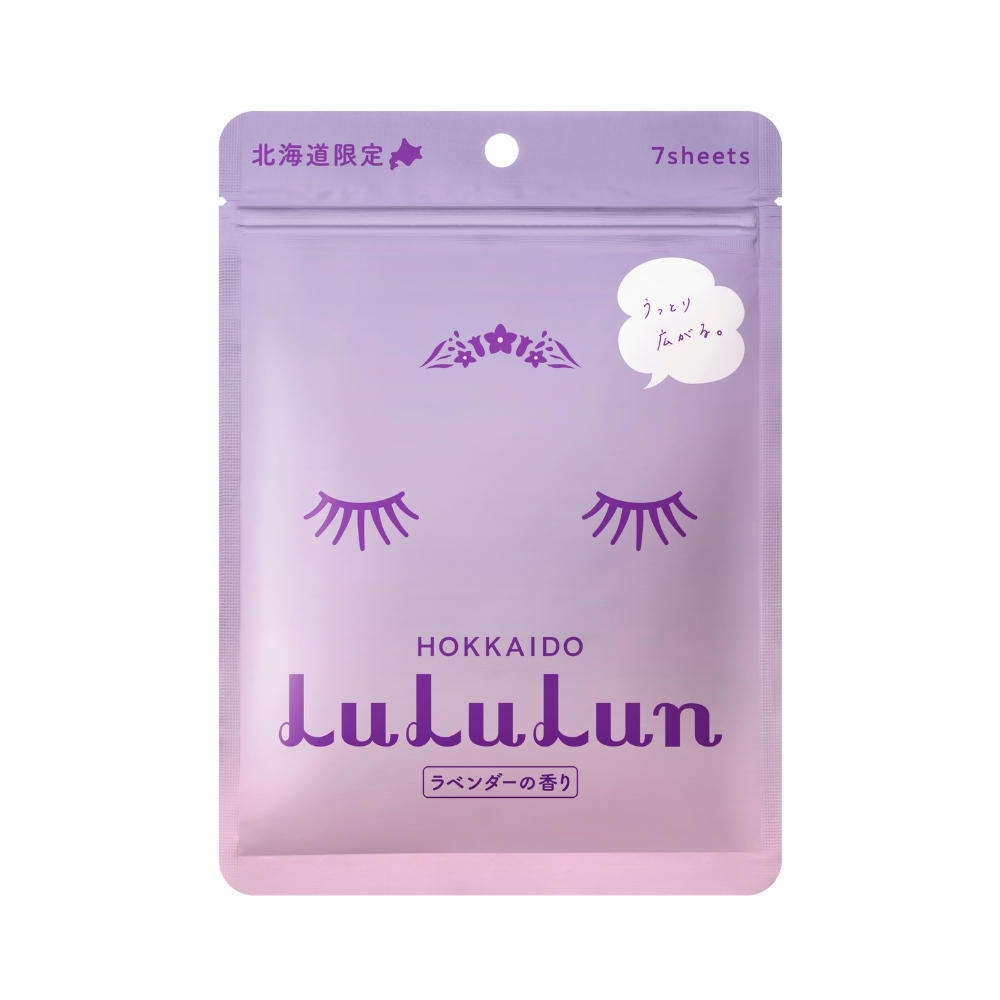 LuLuLun Premium Sheet Mask Hokkaido Lavender japoniškos veido kaukės
